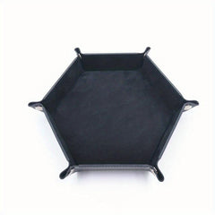 Herobaby Folding Dice Scroll Tray Set RPG Table Game PU Leather Holder Box
