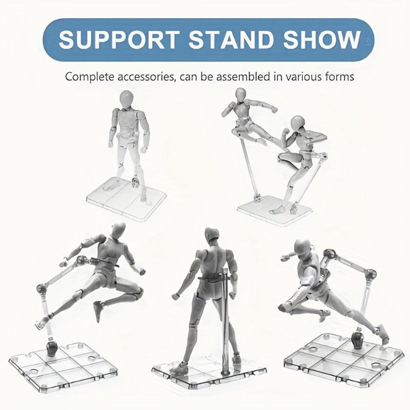 Acrylic Doll Display Bracket Base for Action Figure Collection