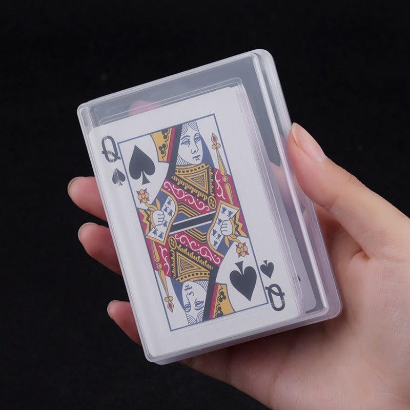 Transparent Plastic Boxes Playing Cards Container PP Storage Case
