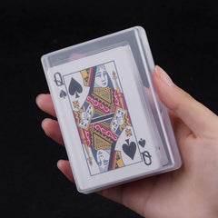 Transparent Plastic Boxes Playing Cards Container PP Storage Case
