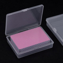 Transparent Plastic Boxes Playing Cards Container PP Storage Case