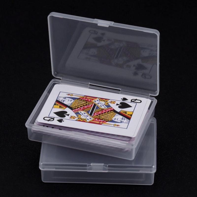 Transparent Plastic Boxes Playing Cards Container PP Storage Case