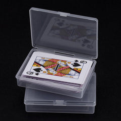 Transparent Plastic Boxes Playing Cards Container PP Storage Case