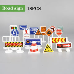 Play Mats House Traffic Road Signs Car Model Parking City Scene Map Rug Foam Mat