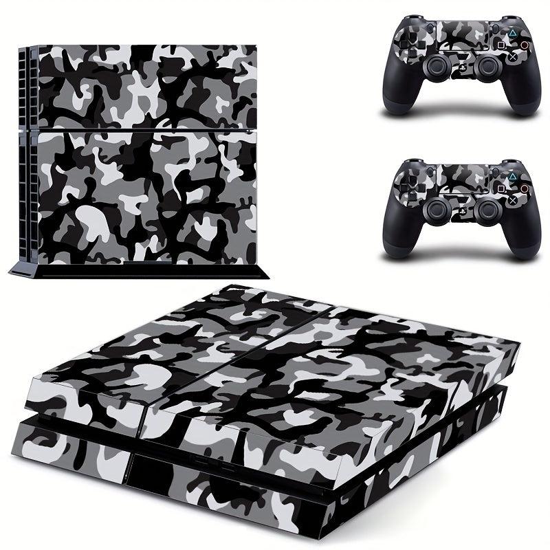 PS4 Slim Skin Cover Protector Vinyl Sticker + 2 Controller