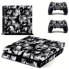 PS4 Slim Skin Cover Protector Vinyl Sticker + 2 Controller