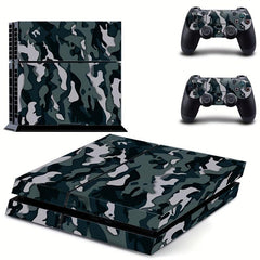 PS4 Slim Skin Cover Protector Vinyl Sticker + 2 Controller