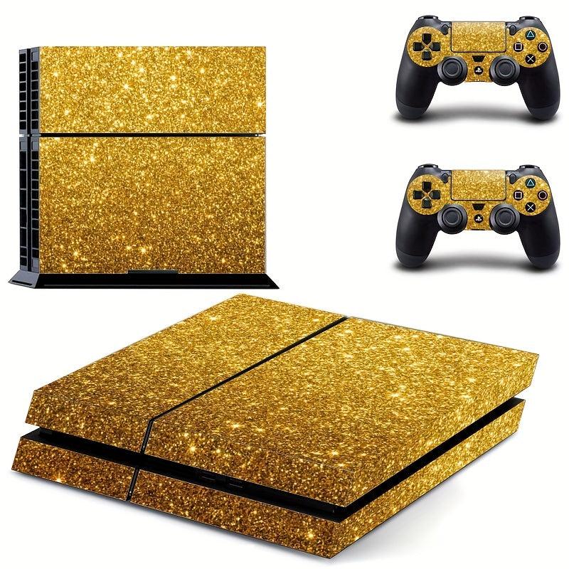 PS4 Slim Skin Cover Protector Vinyl Sticker + 2 Controller