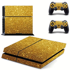 PS4 Slim Skin Cover Protector Vinyl Sticker + 2 Controller