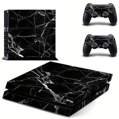 PS4 Slim Skin Cover Protector Vinyl Sticker + 2 Controller