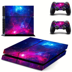 PS4 Slim Skin Cover Protector Vinyl Sticker + 2 Controller