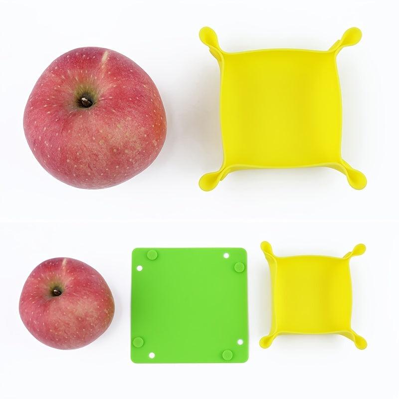Collapsible Board Game Silicone Storage Bowls Folding Tray