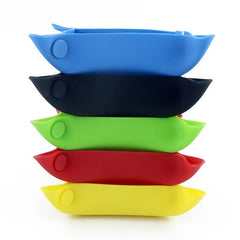 Collapsible Board Game Silicone Storage Bowls Folding Tray