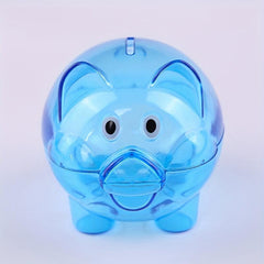 Adorable Transparent Cartoon Piggy Bank Perfect Gift For Saving Money
