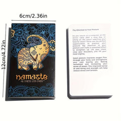 Namaste Stress Reducing Cards Mindful Meditation Anxiety Relief
