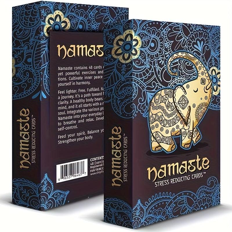Namaste Stress Reducing Cards Mindful Meditation Anxiety Relief
