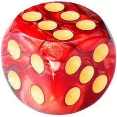 16mm Red & Green Dice Set for Table Games Warhammers