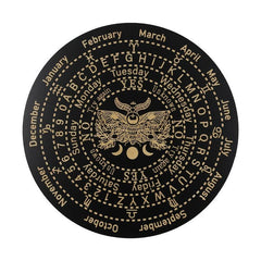 Wood Divination Month Board Probe Witchcraft Altar Supply