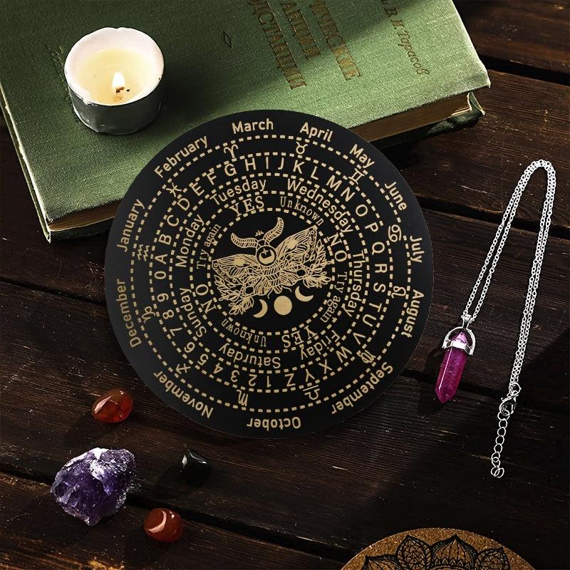 Wood Divination Month Board Probe Witchcraft Altar Supply