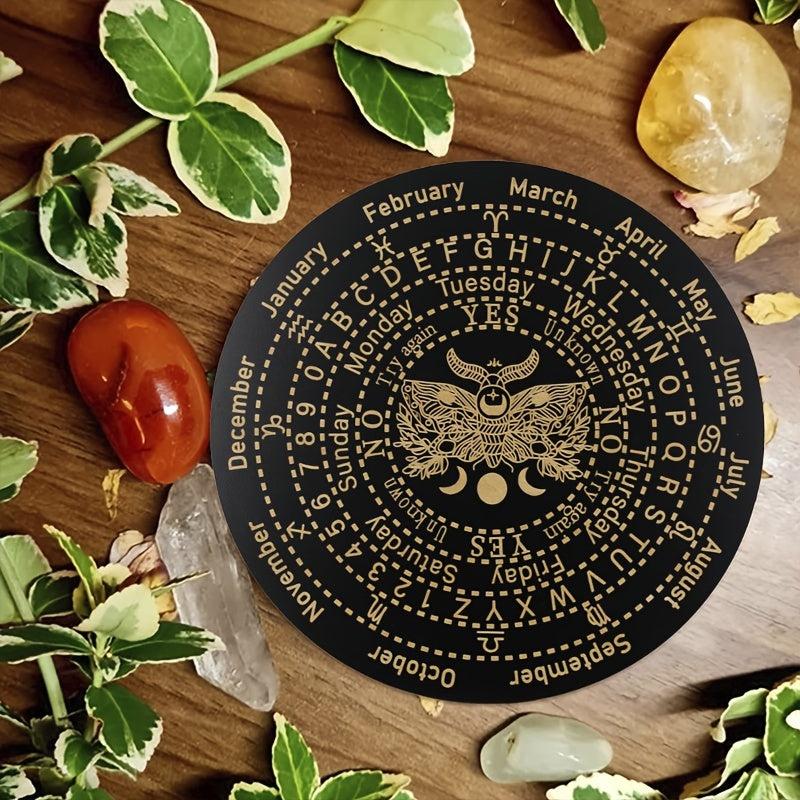 Wood Divination Month Board Probe Witchcraft Altar Supply