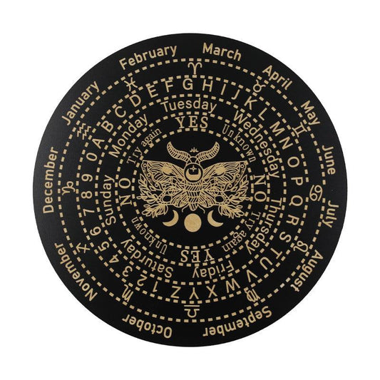 Wood Divination Month Board Probe Witchcraft Altar Supply