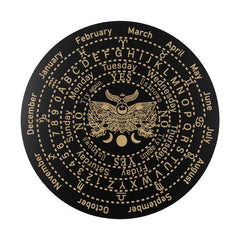 Wood Divination Month Board Probe Witchcraft Altar Supply