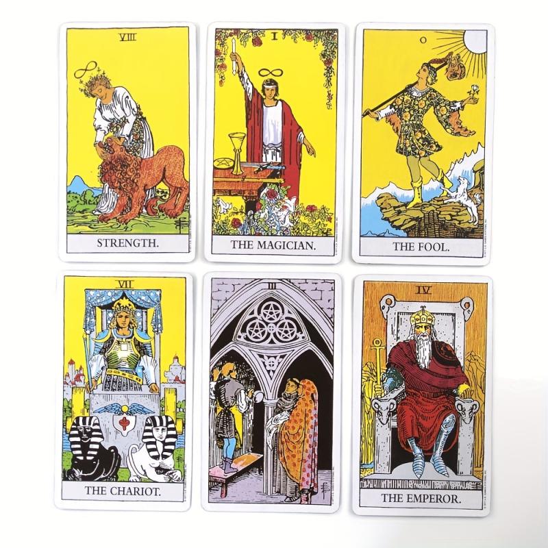 Rider Waite Tarot Classic 78 Card Deck In Tin Box With Booklet