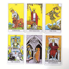 Rider Waite Tarot Classic 78 Card Deck In Tin Box With Booklet