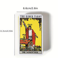 Rider Waite Tarot Classic 78 Card Deck In Tin Box With Booklet