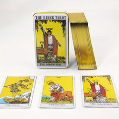 Rider Waite Tarot Classic 78 Card Deck In Tin Box With Booklet