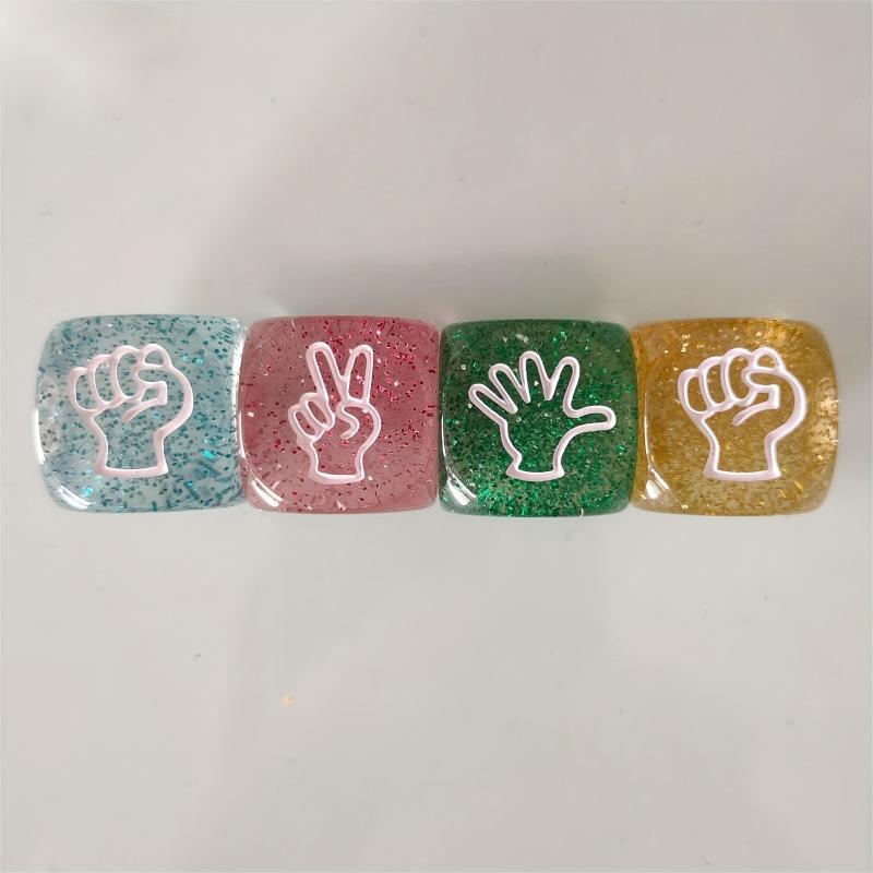 4pcs 20mm Drinking Dice Set for Fun Board Games