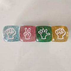 4pcs 20mm Drinking Dice Set for Fun Board Games