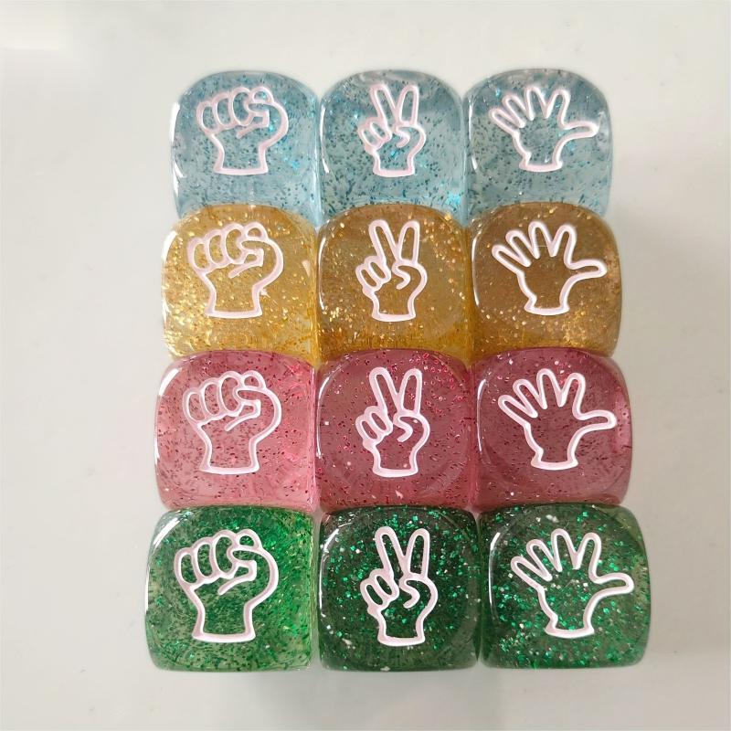 4pcs 20mm Drinking Dice Set for Fun Board Games