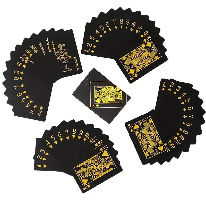 Waterproof PVC Magic Playing Cards Solitaire Deck Of Cards For Poker