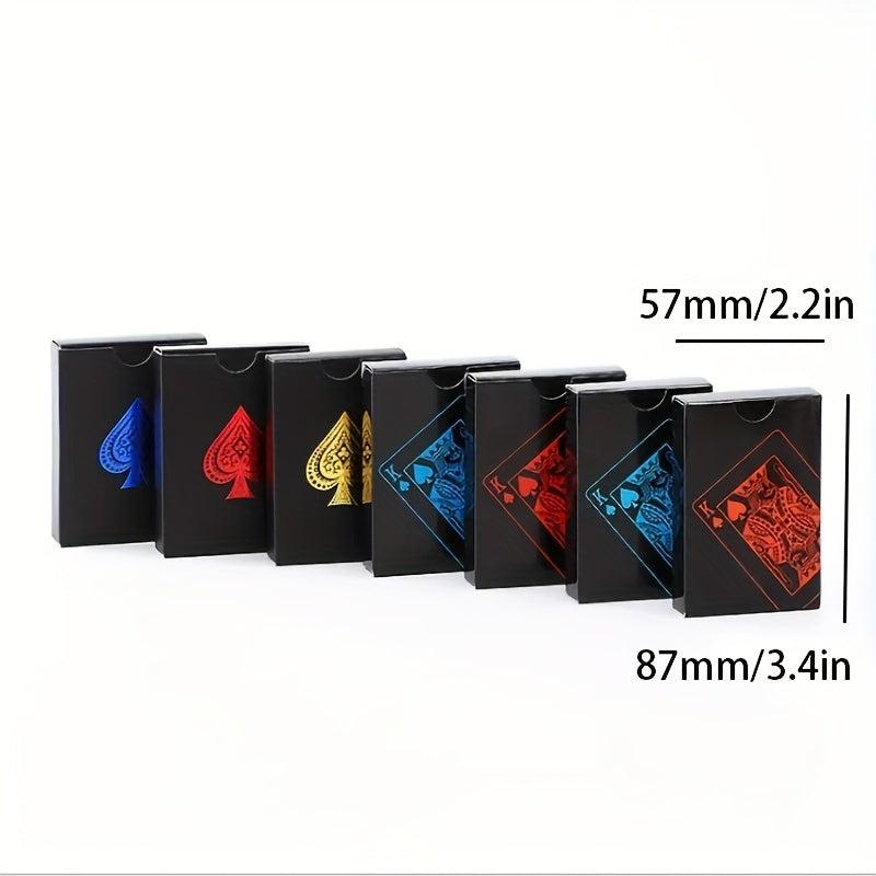 Waterproof PVC Magic Playing Cards Solitaire Deck Of Cards For Poker