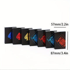 Waterproof PVC Magic Playing Cards Solitaire Deck Of Cards For Poker