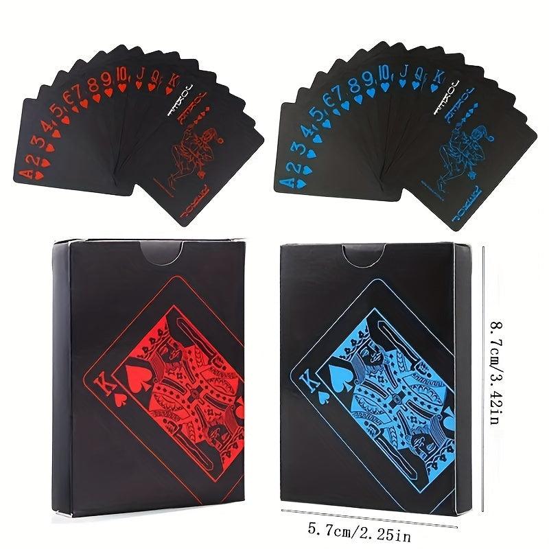 Waterproof PVC Magic Playing Cards Solitaire Deck Of Cards For Poker
