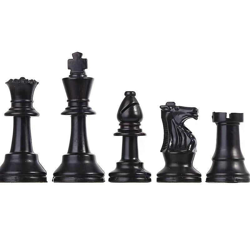 32 Plastic Chess Pieces Set