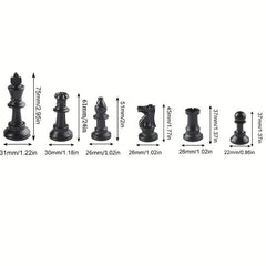32 Plastic Chess Pieces Set