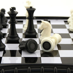 Foldable Storage Box Magnetic Chess Table Game for Adults and Kids