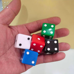 25mm Large Rounded Dice 5 Colors Game Dice for Children and Adults