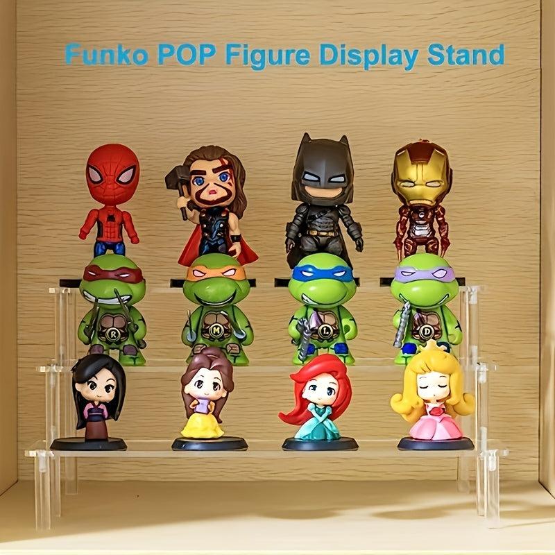 Acrylic Display Riser Perfume Holder Clear Shelf Riser 3 Layers Cupcake Holder