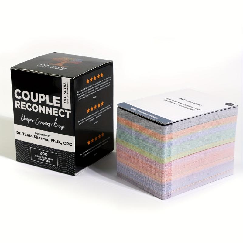 Couples Reconnect Game 200 Conversation Cards