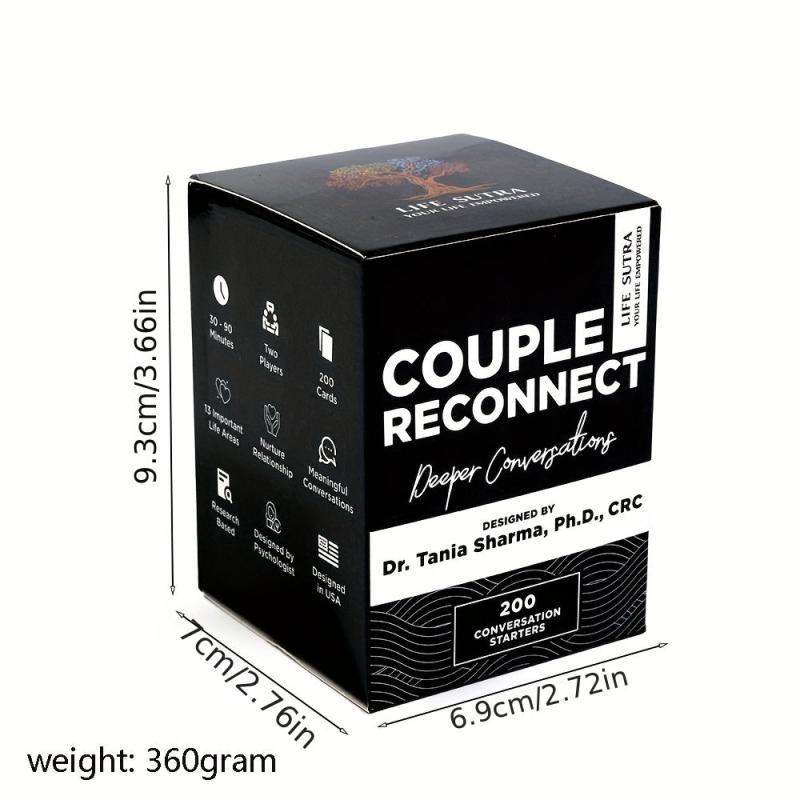 Couples Reconnect Game 200 Conversation Cards
