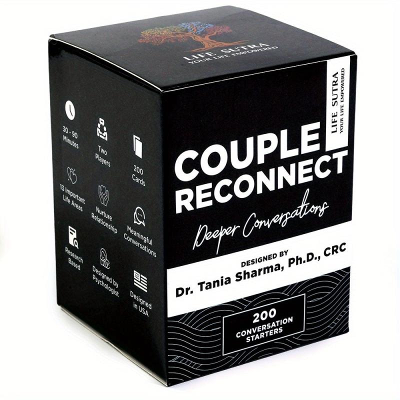 Couples Reconnect Game 200 Conversation Cards