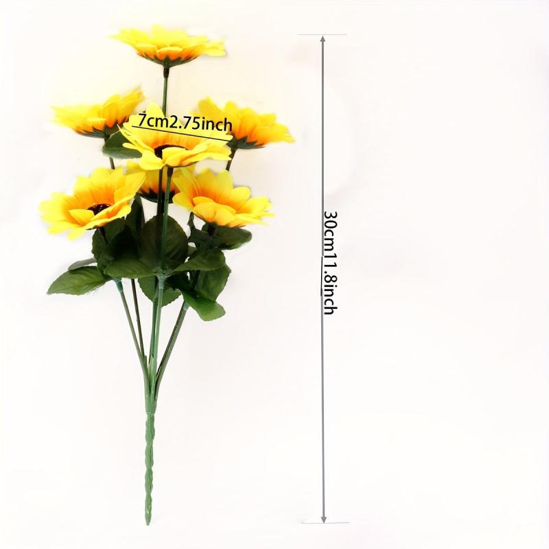 Set of 13 Sunflower Heads for Home Decor & Photography Props