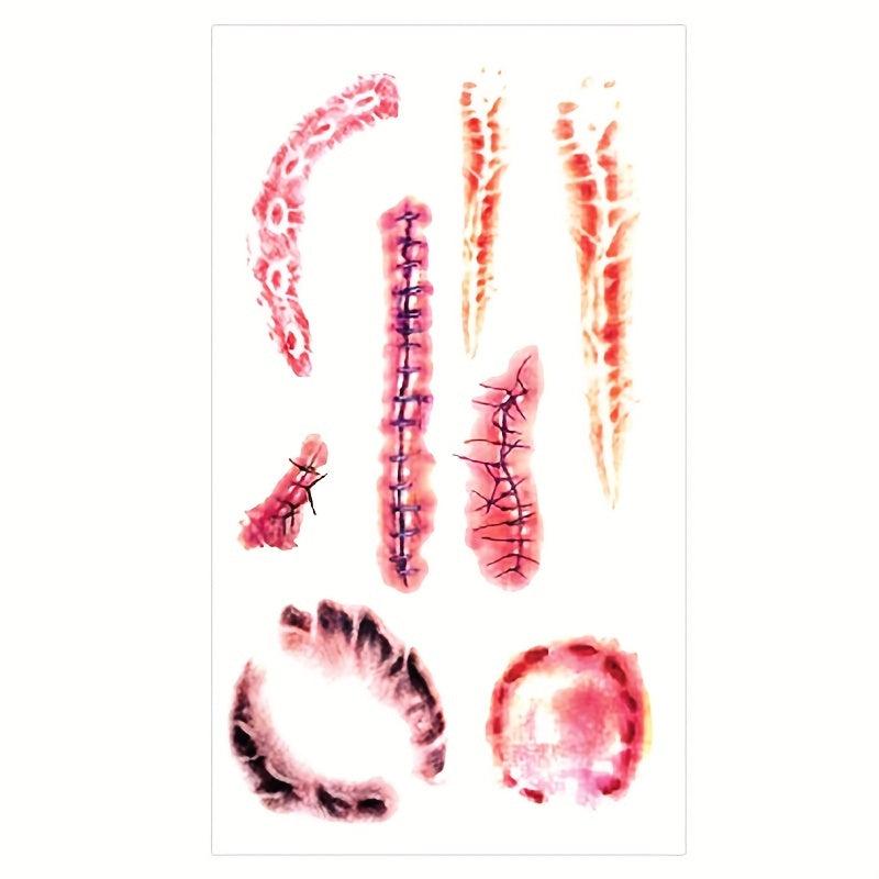 Halloween Horror Special Effect Tattoo Sticker