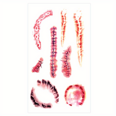 Halloween Horror Special Effect Tattoo Sticker