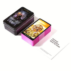 Witches Tarot Deck Tin Box Gilded Edge Astrology Divination Fate Card