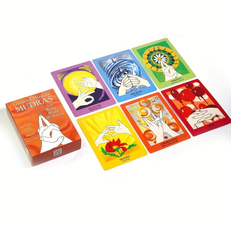 Mudras for Body Mind and Spirit Yoga Course with 68 Practice Cards